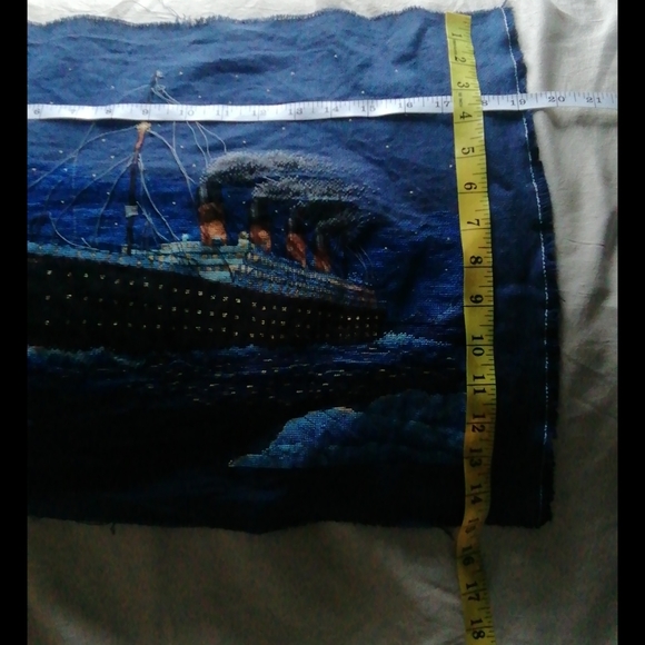 Titanic cross-stitched image - Picture 6 of 6